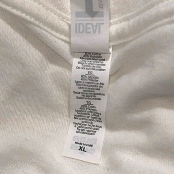 Virgins Of The Voyages Graphic V-Neck T-Shirt XL By Next Level White Cotton - Picture 2 of 7